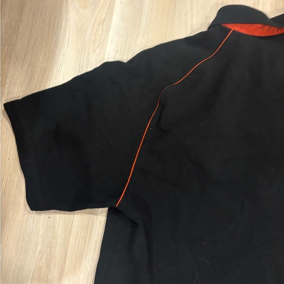 Lacoste Black and Red Polo Shirt Sporty Design - Picture 8 of 8